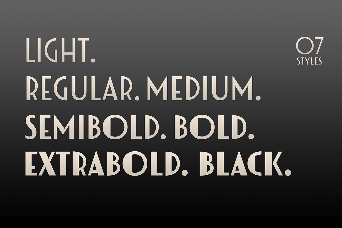 Luks Deco, a Sans Serif Font by Nasir Udin (Photo 10 of 13)