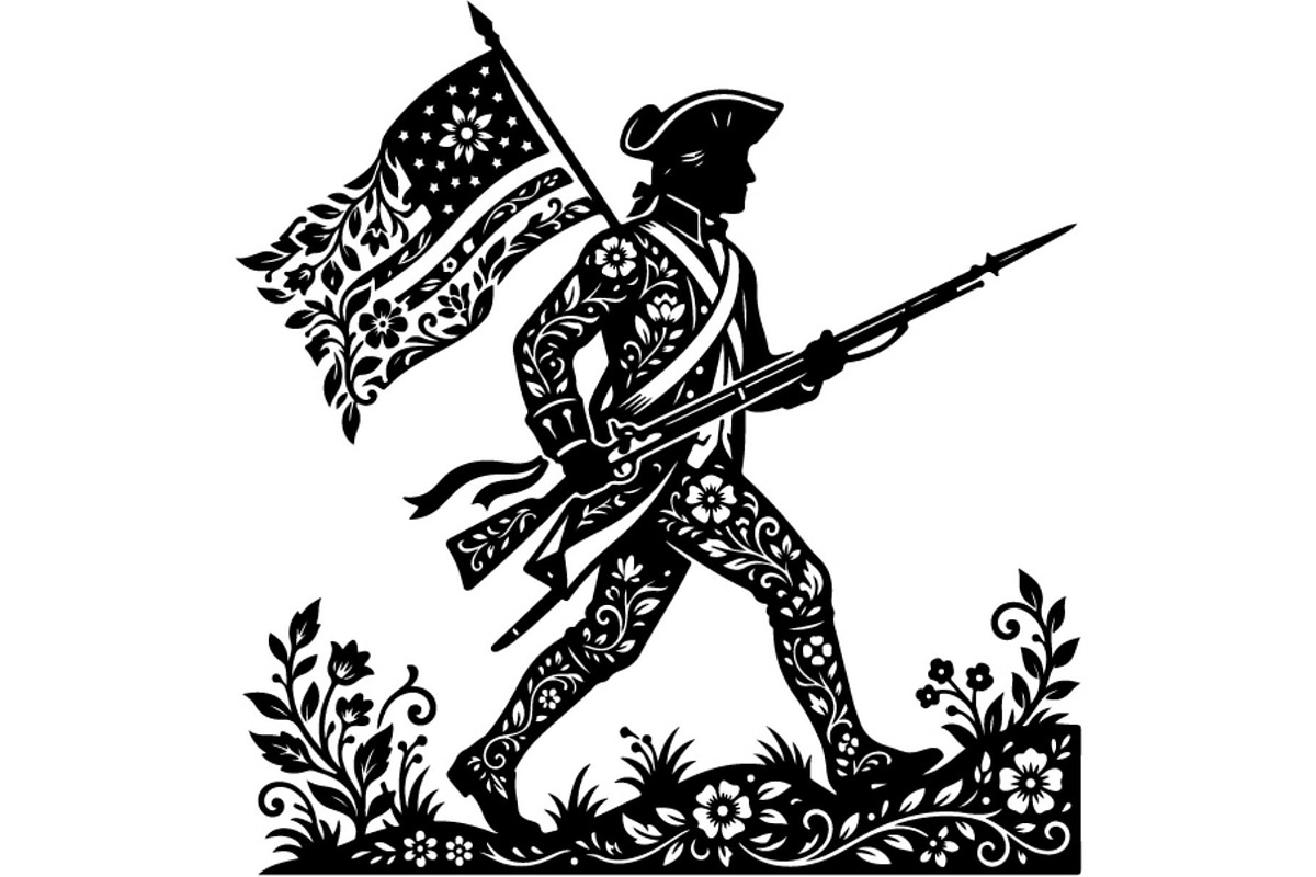Patriotic Military Emblem Vintage, an Object Graphic by Gfx_Store (Photo 9 of 16)