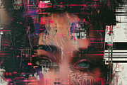 90 Glitch faces, a Person Illustration by Handmadefont (Thumbnail 31 of 94)
