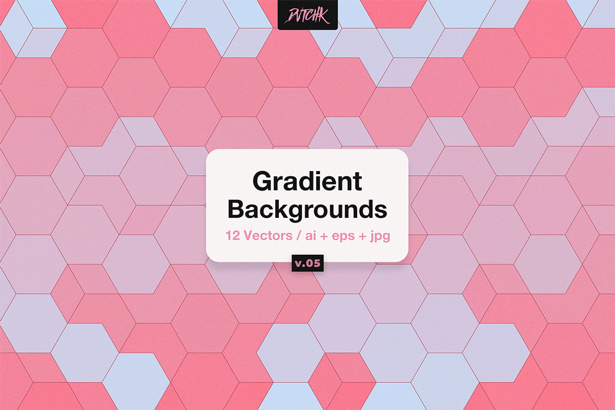 Gradient Hexagonal Backgrounds | V05, a Background Graphic by dvtchk (Photo 5 of 7)