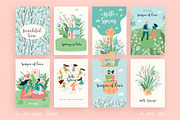 Hello spring! Vector card collection, a Person Illustration by Nadia Grapes (Thumbnail 3 of 5)