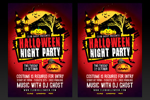Halloween Night Flyer - Template PSD, a Flyer Template by designblends@gmail.com