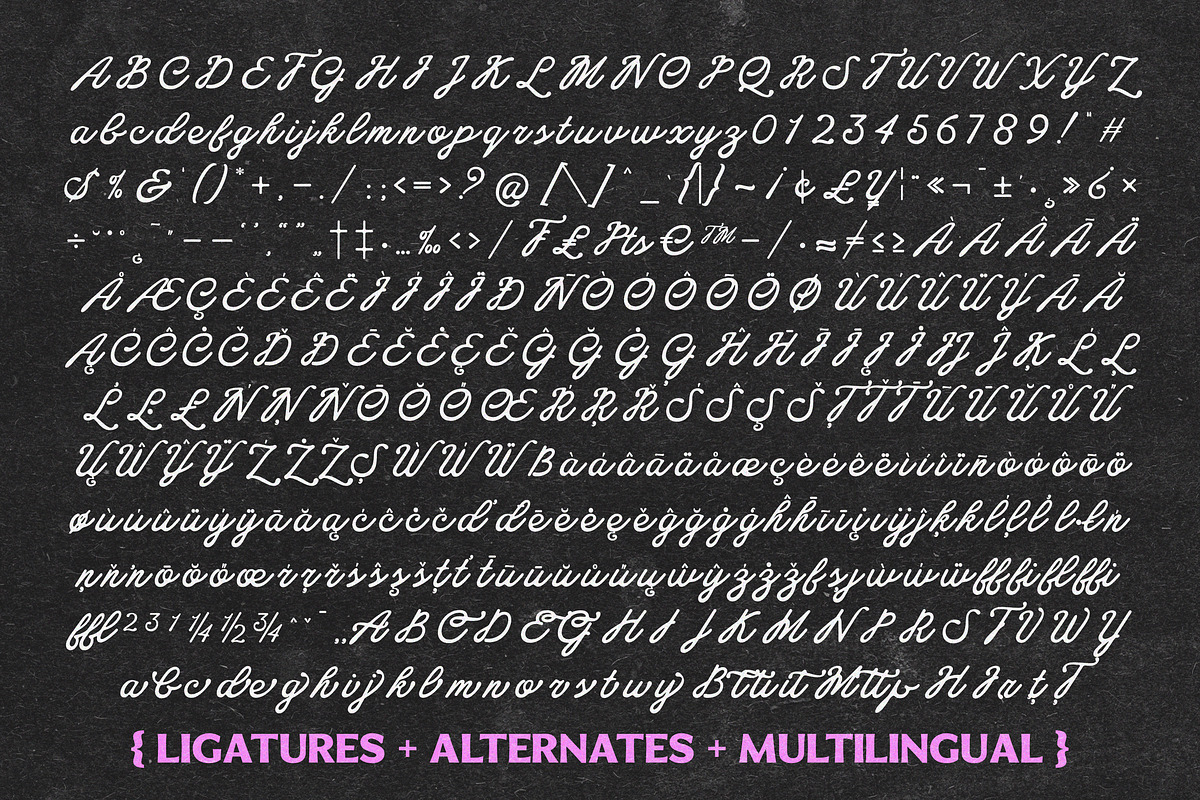 Calbera - Font Duo, a Script Font by Letter Fresh (Photo 12 of 13)