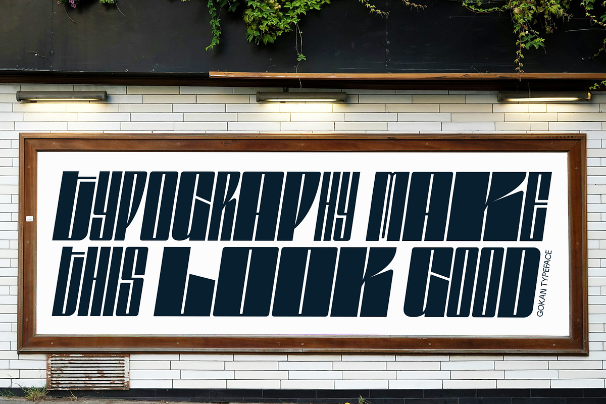 Gokan - Bold Variable Sans Serif, a Sans Serif Font by Valentino Vergan (Photo 16 of 16)