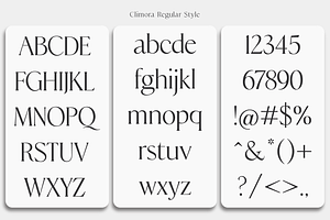 Climora Font Duo Family