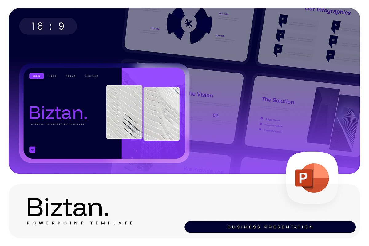 Biztan – Business PowerPoint, a Presentation Template by Ermedia Studio (Photo 1 of 8)