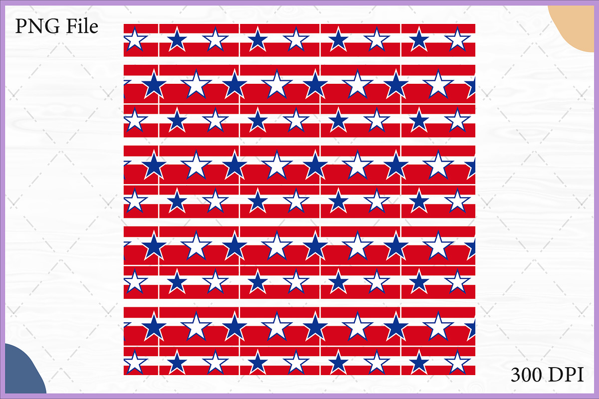 Stars Stripes Seamless Pattern SVG, a Pattern Graphic by Gfx Expert Team (Photo 1 of 3)