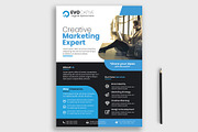 Corporate Flyer Template Design, a Flyer Template by famush (Thumbnail 2 of 5)