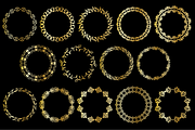Ornate Gold Circle Frames, a Background Graphic by Melissa Held Designs (Thumbnail 4 of 5)