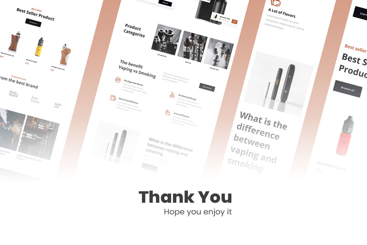 Vape Store Web Design