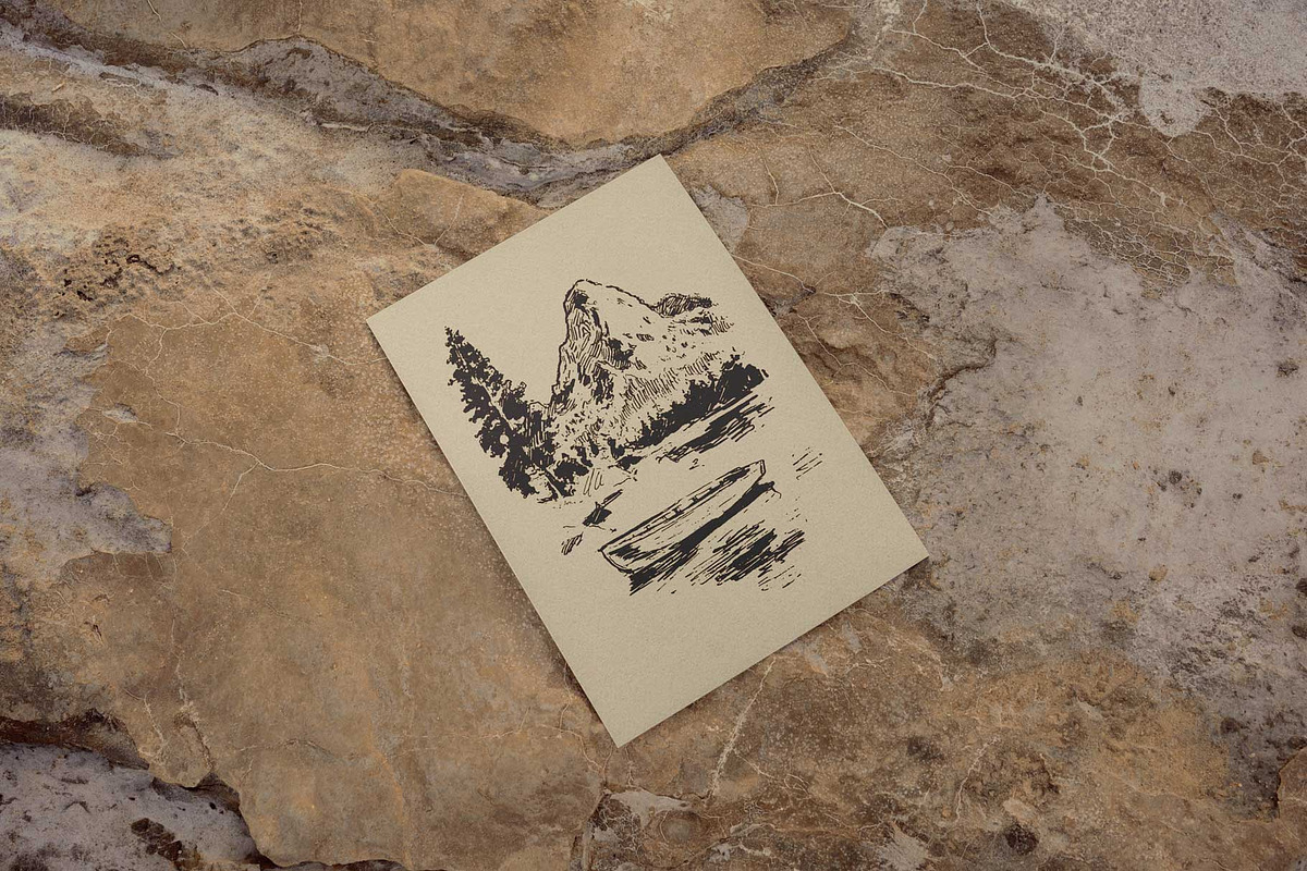 Mountain Landscape Illustrations, an Empty State Illustration by TheMountBirdStudio (Photo 4 of 15)