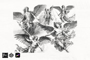 Archangel Michael and the angels, a Brush Add-On by TaKong Magics (Thumbnail 3 of 9)
