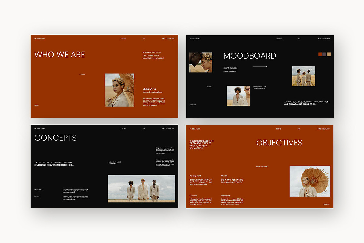 Bona : Lookbook Deck Powerpoint, a Presentation Template by Punkl Camp (Photo 10 of 16)