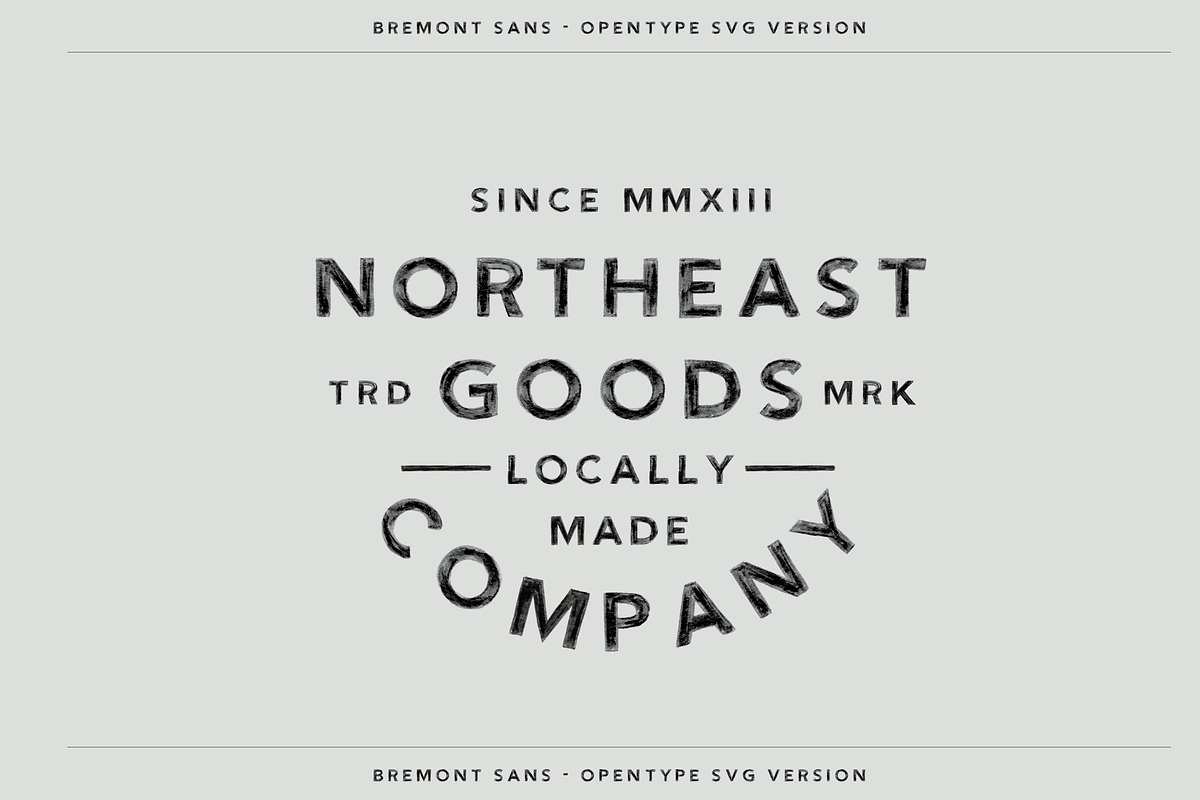 Sale | Bremont Sans SVG Typeface, a Handwritten Font by Hustle Supply Co. (Photo 5 of 8)
