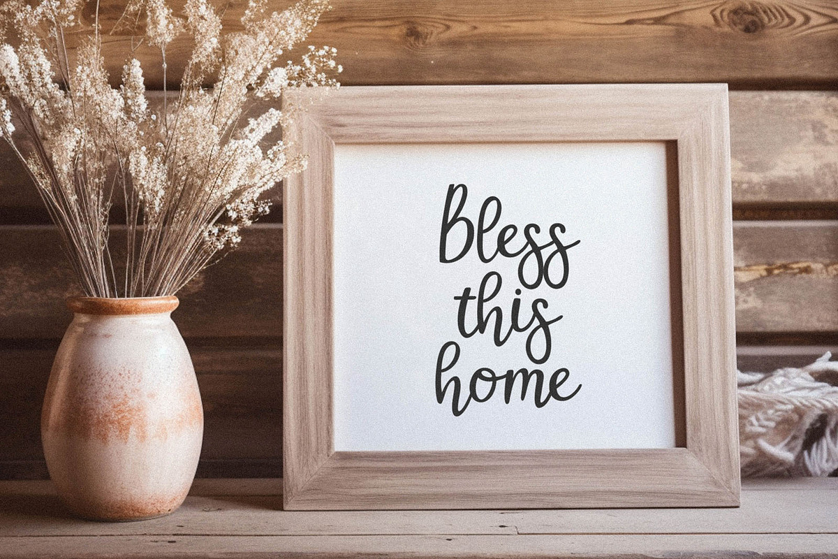 Summer Cottage Farmhouse Font, a Script Font by BarcelonaShop (Photo 18 of 22)