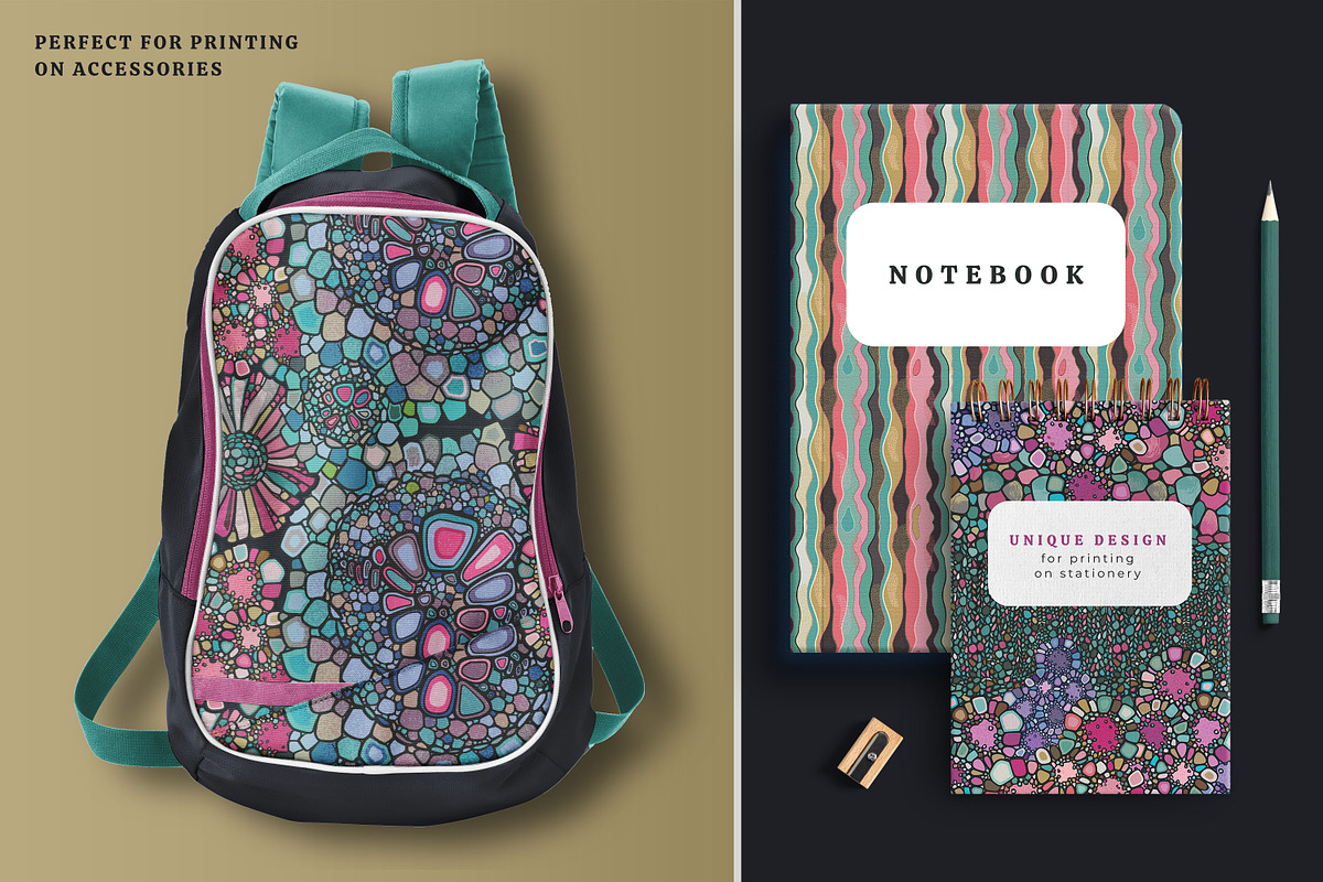 Large vector bundle. Floral Abstract, a Pattern Graphic by Molly art (Photo 21 of 48)