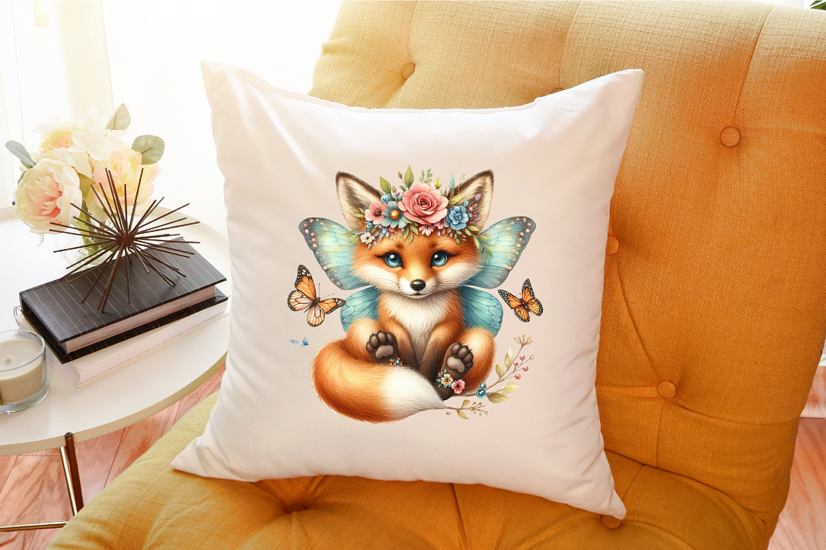 Charming Fairy Woodland Animals Clip, an Illustration by Sublimation Artist (Photo 6 of 6)