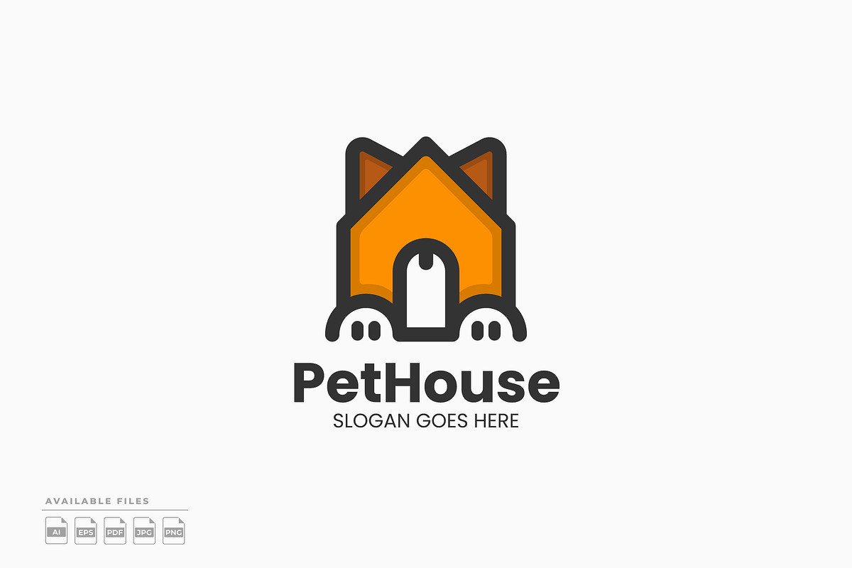 Pet House Logo, a Branding & Logo Template by Zeer Graphic