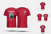 T-Shirt Mockup, a Shirt Mockup by mahremdesign (Thumbnail 1 of 5)