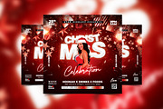 10 Christmas Party Flyer Bundle, a Flyer Template by StarPixles11 (Thumbnail 6 of 12)