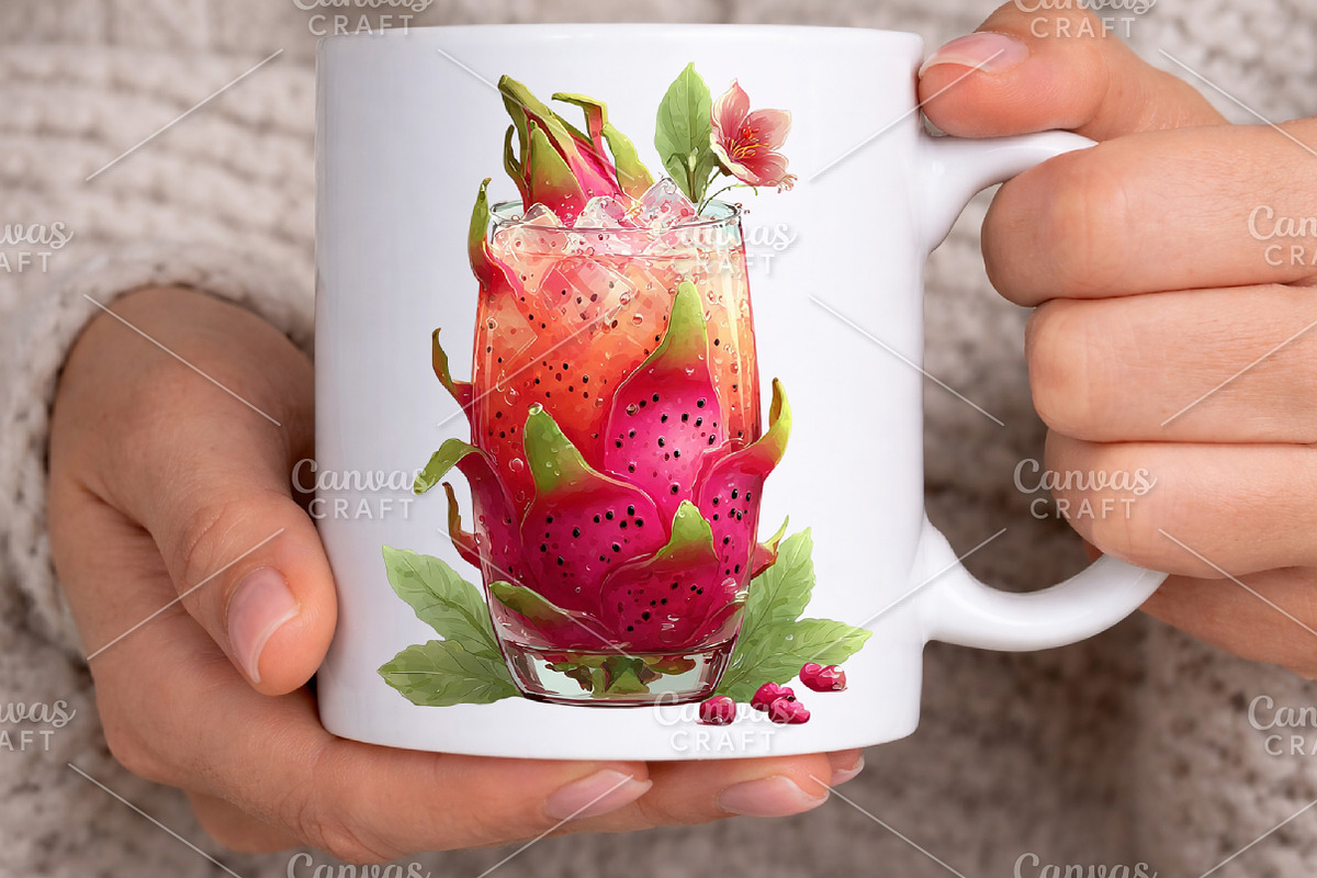 Whimsical Summer Cocktail Clipart, an Illustration by Canvas Craft (Photo 5 of 7)