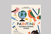 Drawing Parenting Flyer Template, a Flyer Template by MightyDesign (Thumbnail 4 of 8)