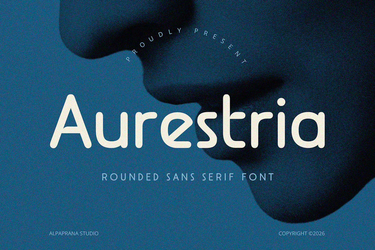 Aurestria - Sans Serif, a Sans Serif Font by Alpaprana (Photo 1 of 10)