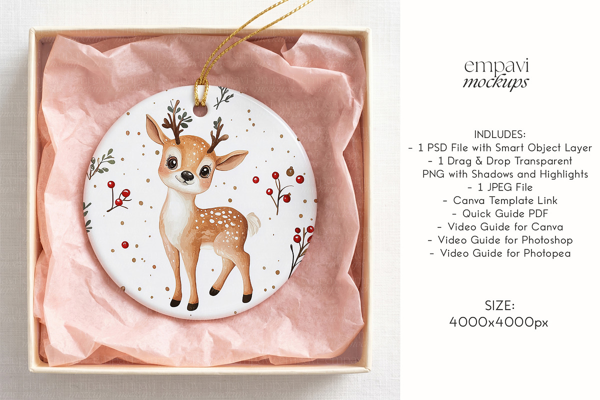 Ornament Mockup, an Advertising Mockup by EmpaviMockups (Photo 5 of 6)