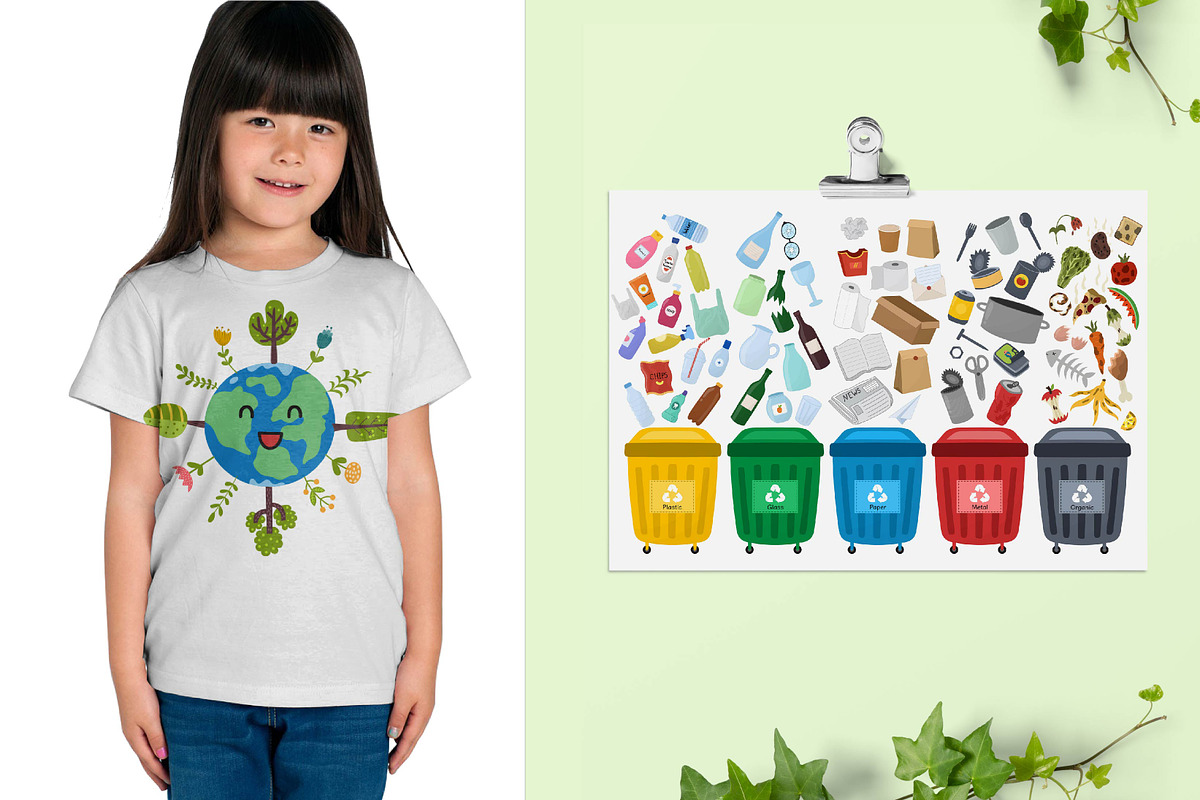 Waste Sorting Collection, a Food Illustration by Gulnara Sabirova (Photo 9 of 9)