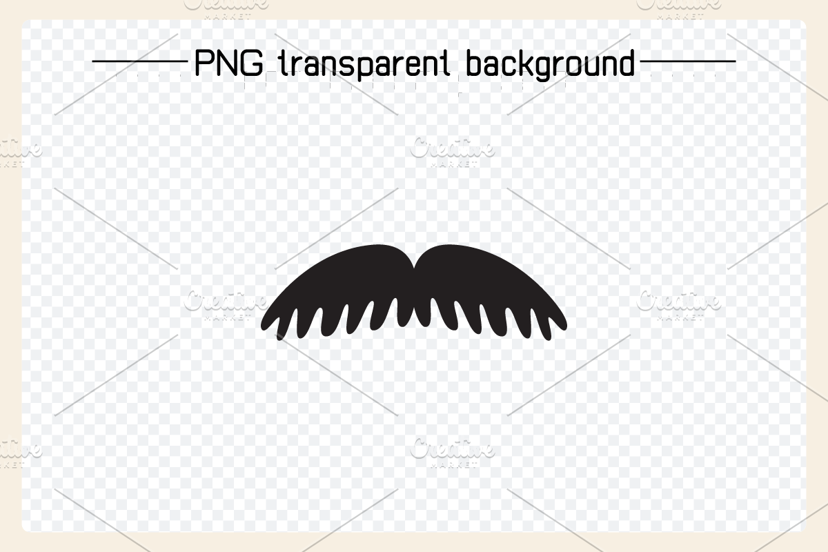 Moustache Icons Set Illustration, a Solid Icon by Designfour (Photo 4 of 6)