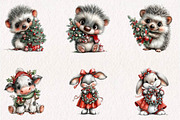Christmas Cuties Celebration, a Seasonal Illustration by CreationArt (Thumbnail 4 of 7)
