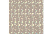 Floral Seamless Vector Pattern, a Decorative Illustration by FineArtStudio (Thumbnail 1 of 3)