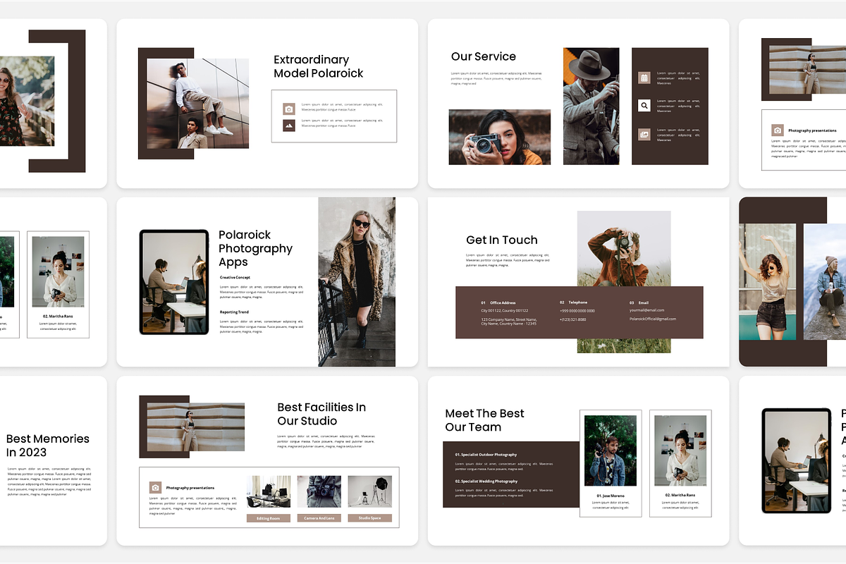 Photography Portfolio Google Slide, a Presentation Template by Annora Studio (Photo 2 of 5)