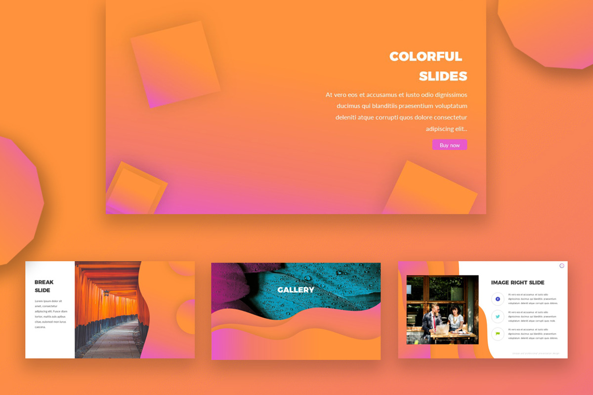 Colorful | Powerpoint Template, a Presentation Template by Zacomic Studios (Photo 4 of 7)