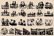 Vintage Retro Rodeo illustrations, an Object Illustration by Nocturnal Wolf (Thumbnail 8 of 17)
