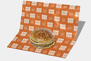 Burger Wrapper Mockup, a Packaging Mockup by Permadi Creative (Thumbnail 5 of 5)