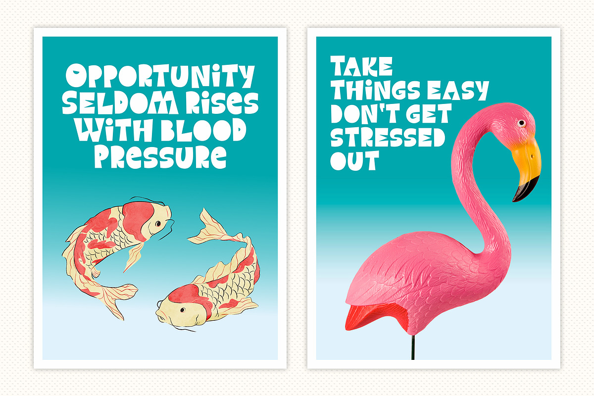 Uergent Burger - Papercut Style Font, a Handwritten Font by Four Lines Std. (Photo 8 of 10)