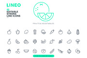 45 FRUITS & VEGETABLES ICONS, an Icon by sharpnose (Thumbnail 2 of 6)