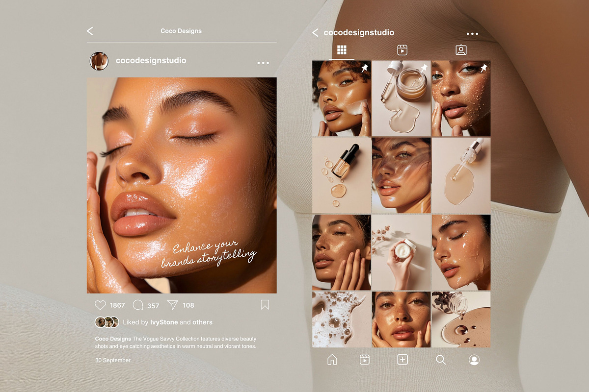 Skincare Beauty Stock Photos Bundle, a Beauty & Fashion Photo by COCO Designs (Photo 17 of 19)