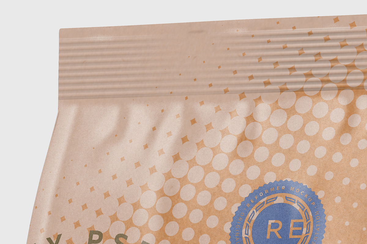 Kraft Paper Bag Mockup, a Packaging Mockup by Reformer Mockup (Photo 2 of 6)