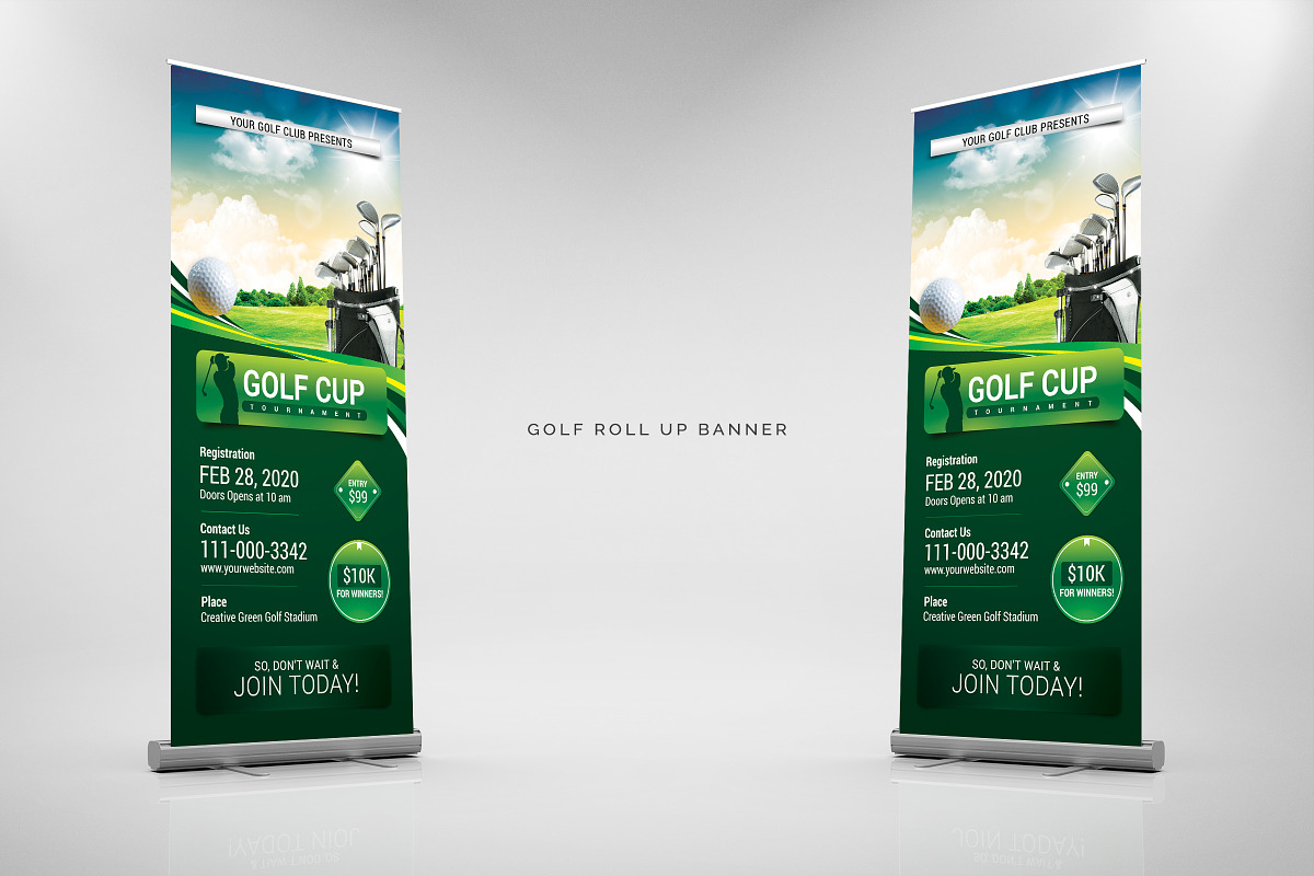 Golf Event Mega Template Bundle, a Flyer Template by SNIPESCIENTIST
