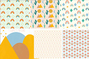 Desert Rainbow Clipart and Patterns, an Illustration by Inez Jestine (Thumbnail 5 of 5)