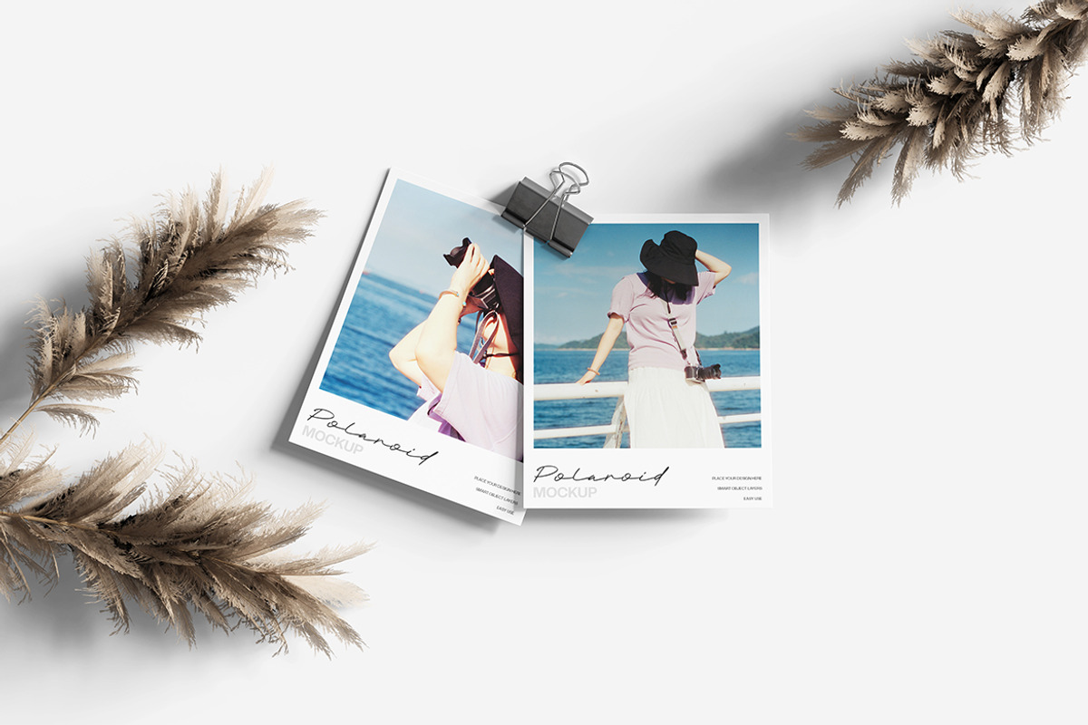 Polaroid Mockup, a Product Mockup by Indah (Photo 3 of 6)