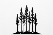 Majestic Pine Trees SVG, a Finance Illustration by Amazin_art (Thumbnail 18 of 41)