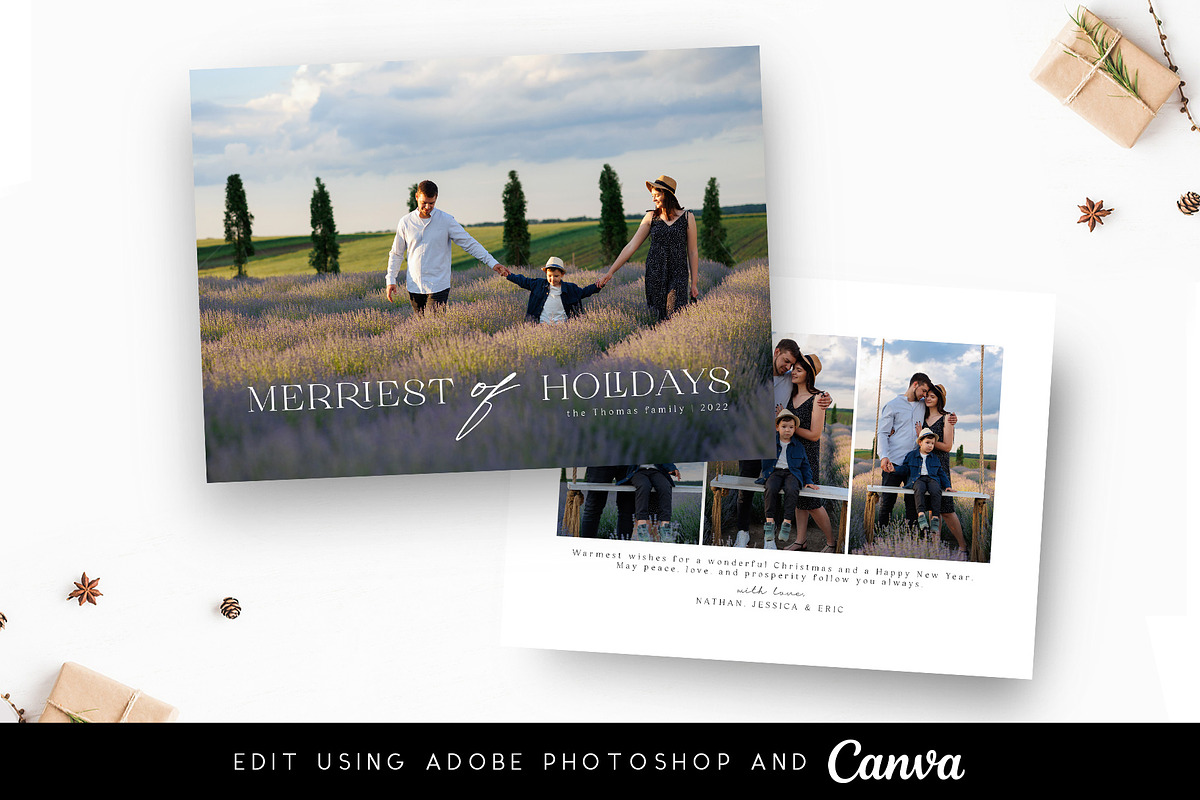 2022 Christmas Card Bundle, a Card Template by Always Templates (Photo 11 of 12)