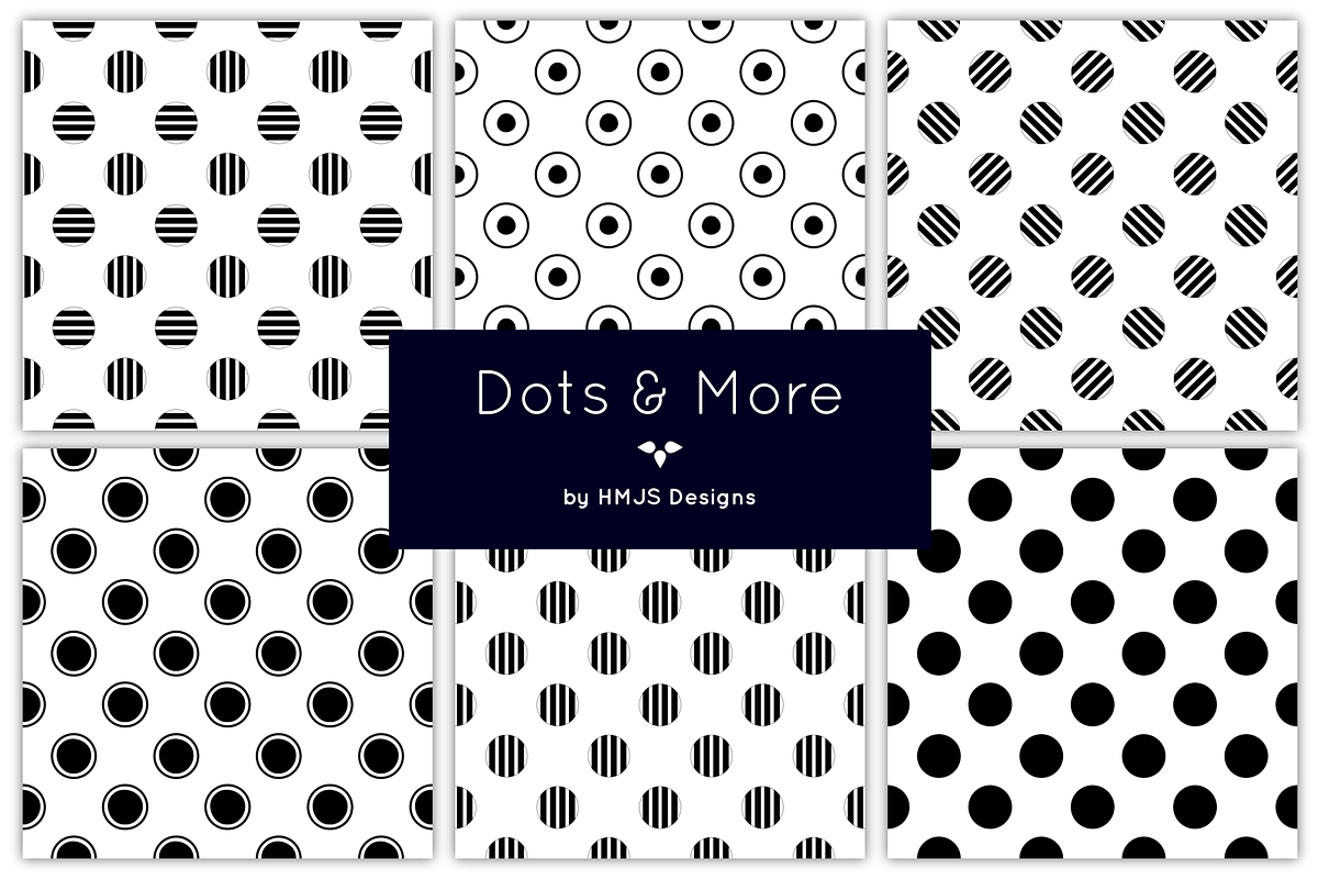 Dots & More, a Pattern Graphic by HMJS Designs (Photo 2 of 6)
