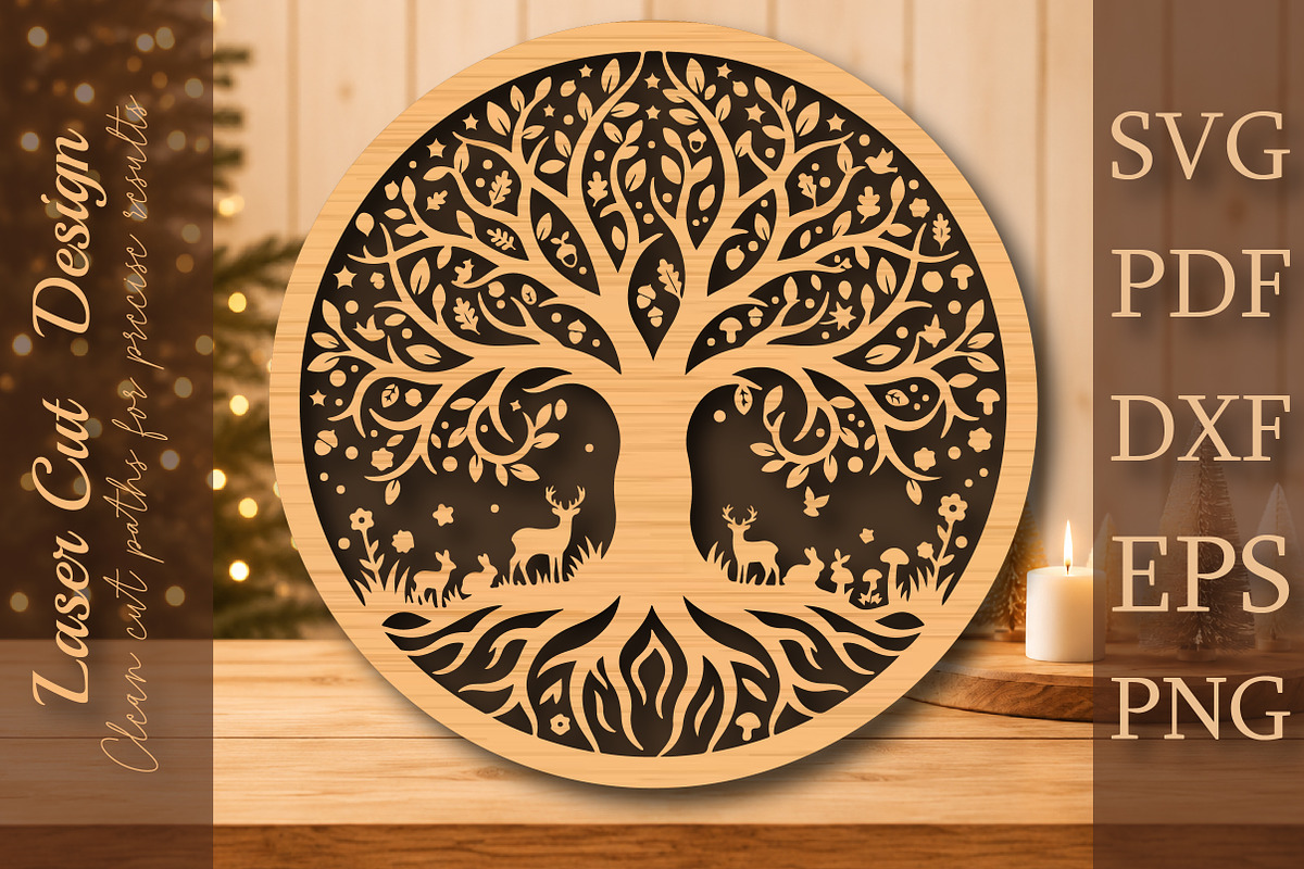 Ultimate Tree of Life Forest Medalli, a Work Illustration by Digital Artistic99 (Photo 1 of 4)