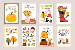 Cozy Autumn - Objects, Patterns