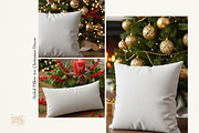 Cozy Christmas Pillow Bundle 400 JPG, a Household Mockup by KennedyStudio (Thumbnail 4 of 13)