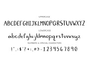 Mint Julep, A Hand-Lettered Font, a Sans Serif Font by denofdreamers (Thumbnail 2 of 4)